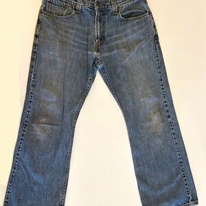 Levis 527 Jeans Mens 33x30 Blue Denim Boot Cut Mid Rise Medium Wash